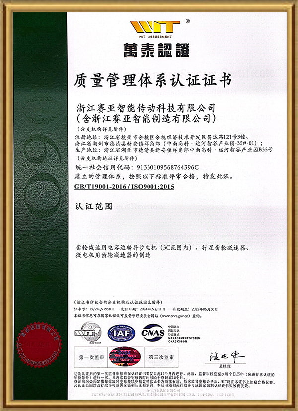 ISO9001: 2015 г.